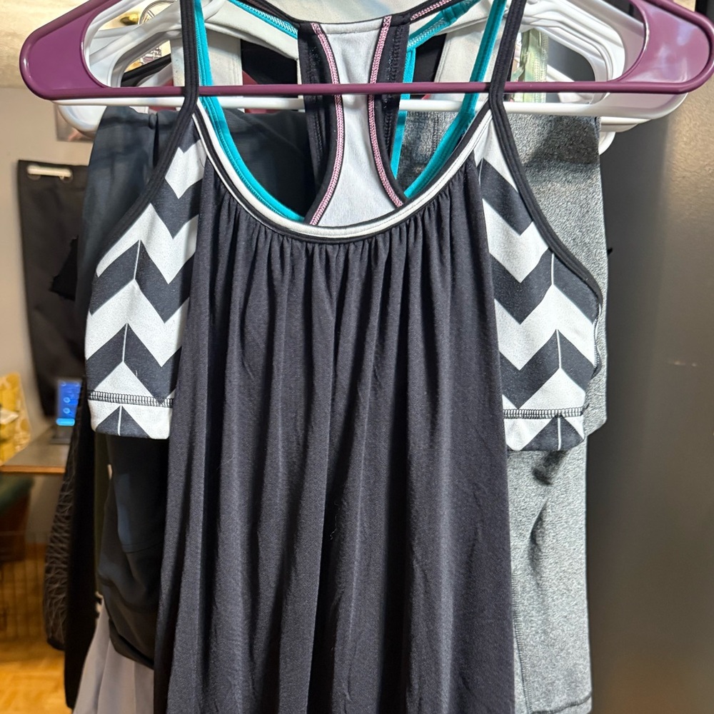 Black and White Chevron Tank Top